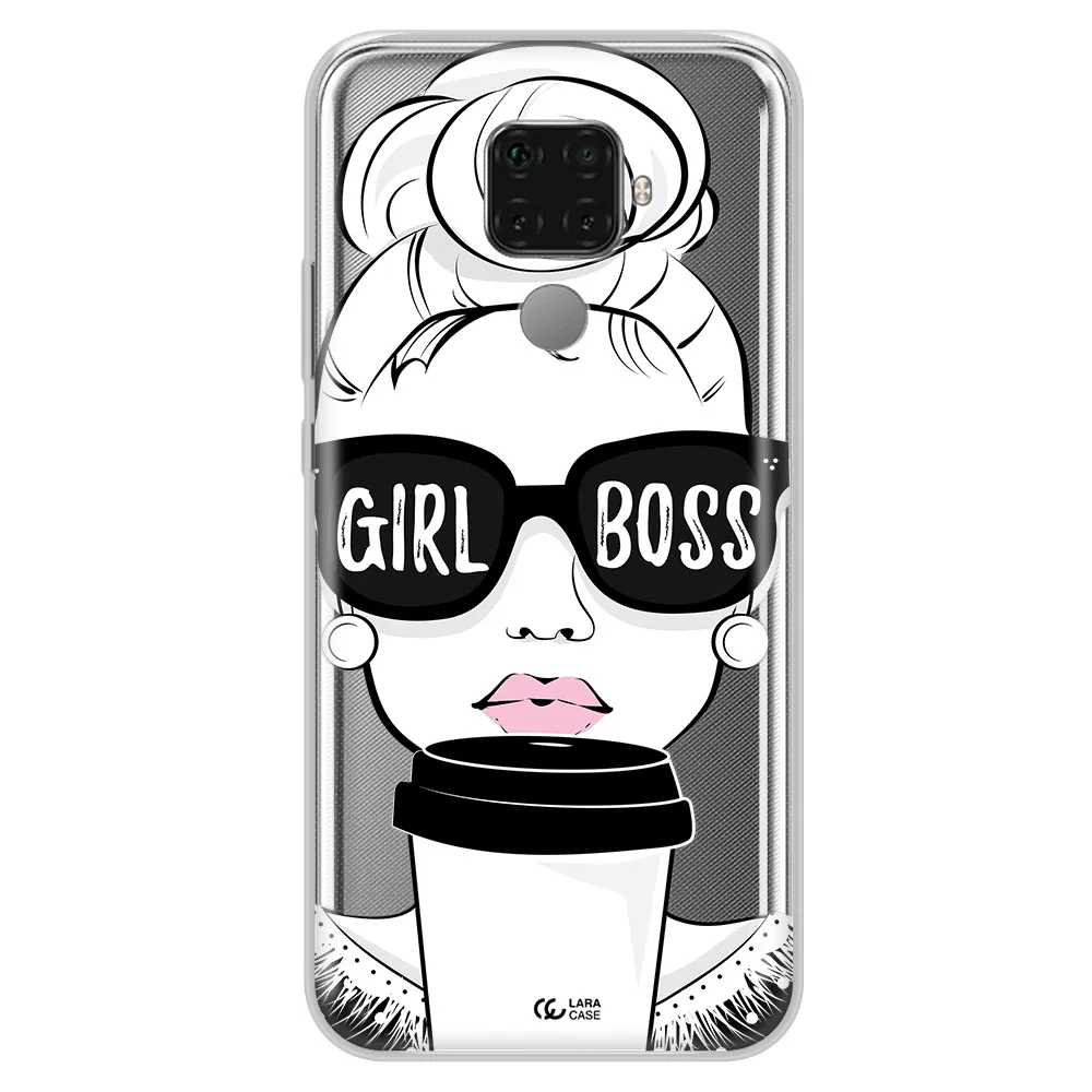 Girl Boss Huawei Mate 30 Lite Clear TPU Case