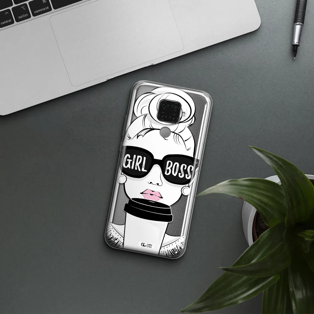 Girl Boss Huawei Mate 30 Lite Clear TPU Case