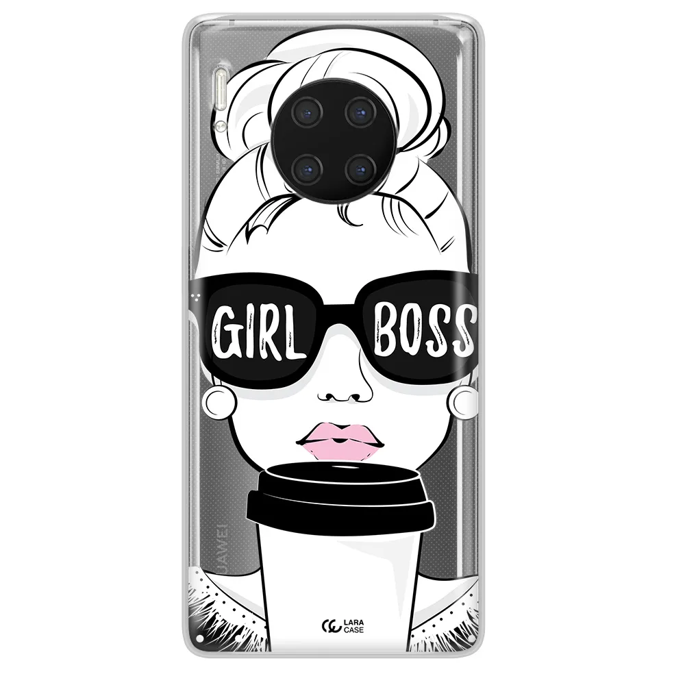 Girl Boss Huawei Mate 30 Pro Clear TPU Case
