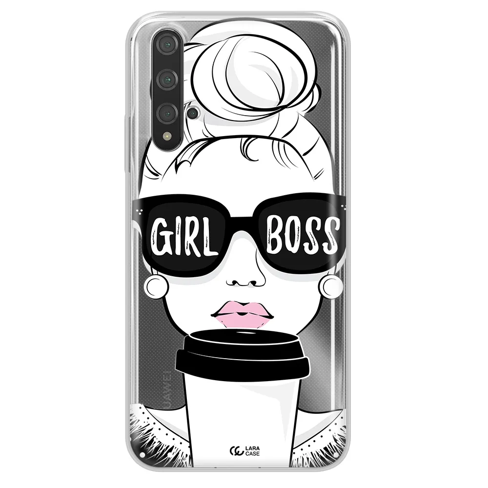 Girl Boss Huawei Nova 5t Clear TPU Case