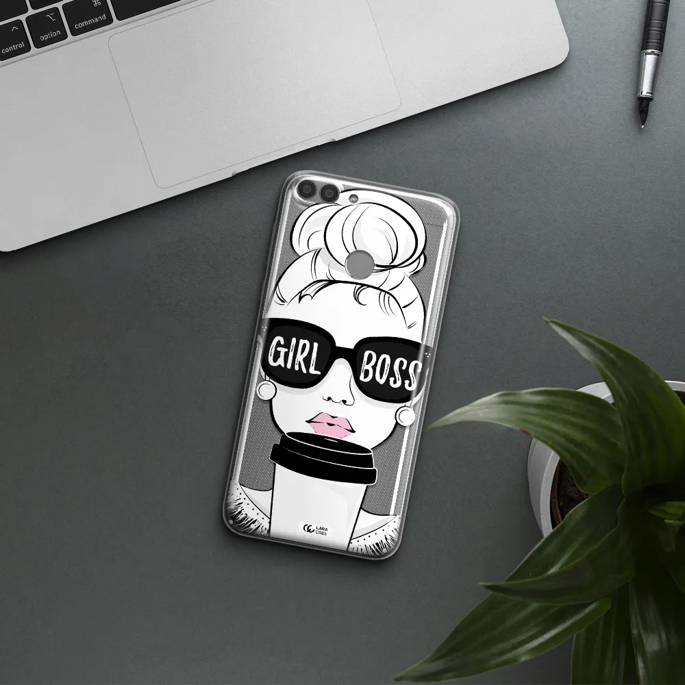 Girl Boss Huawei P Smart 2017 Clear TPU Case