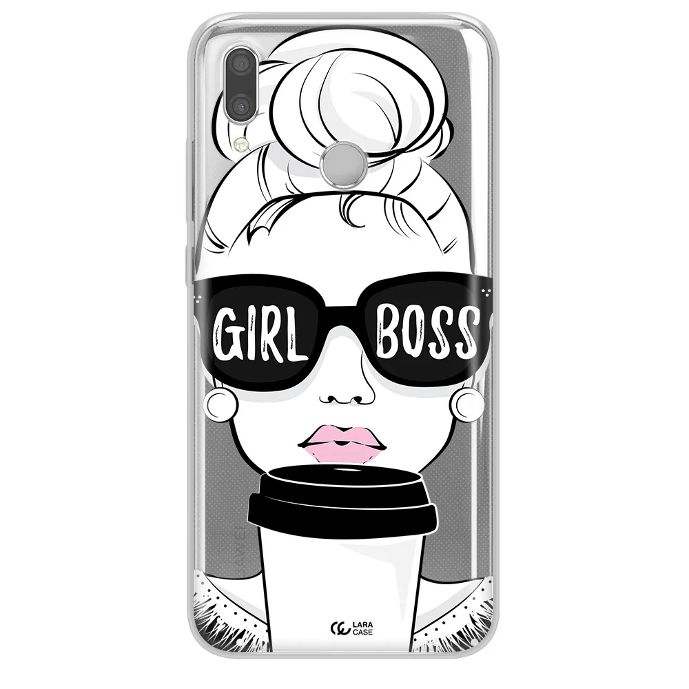 Girl Boss Huawei P Smart 2019 Clear TPU Case