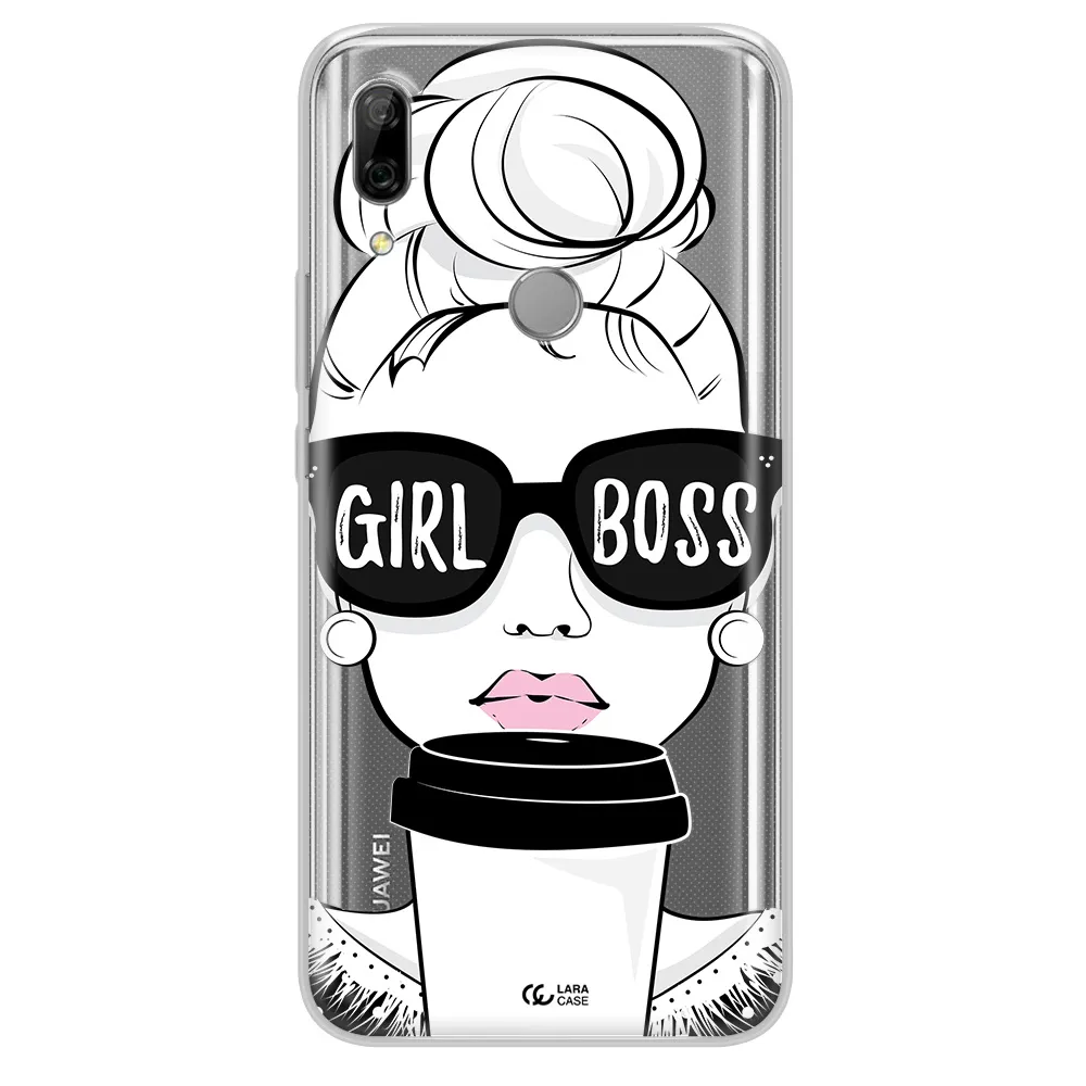 Girl Boss Huawei P Smart Z Clear TPU Case