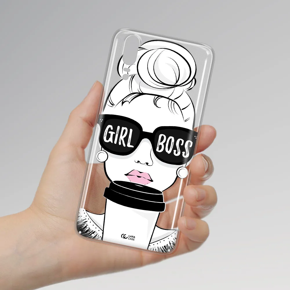 Girl Boss Huawei P20 Clear TPU Case