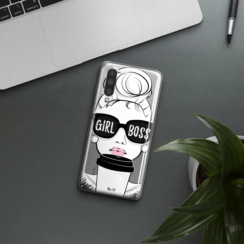 Girl Boss Huawei P30 Clear TPU Case