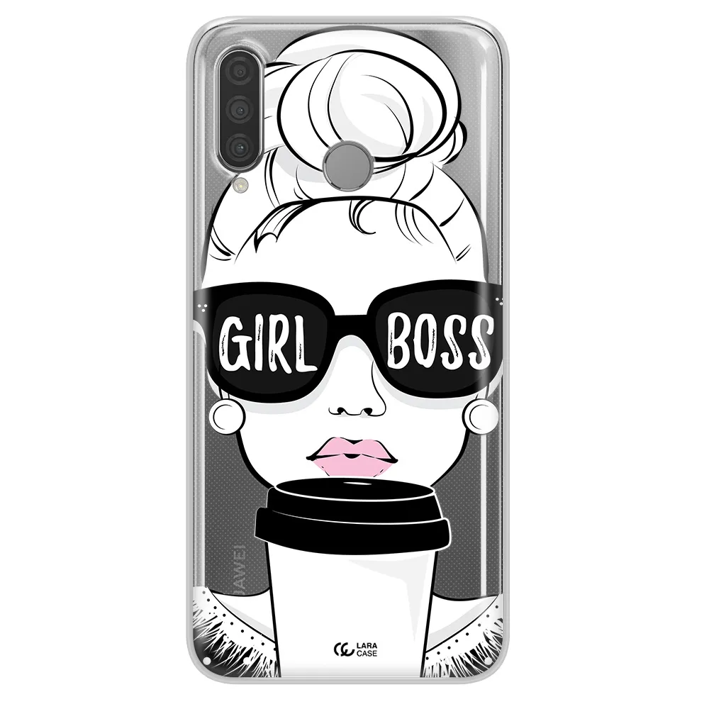 Girl Boss Huawei P30 Lite Clear TPU Case