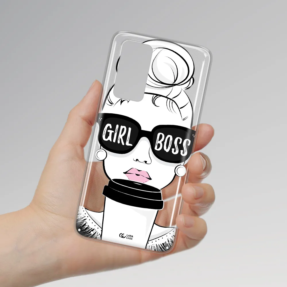 Girl Boss Huawei P40 Clear TPU Case
