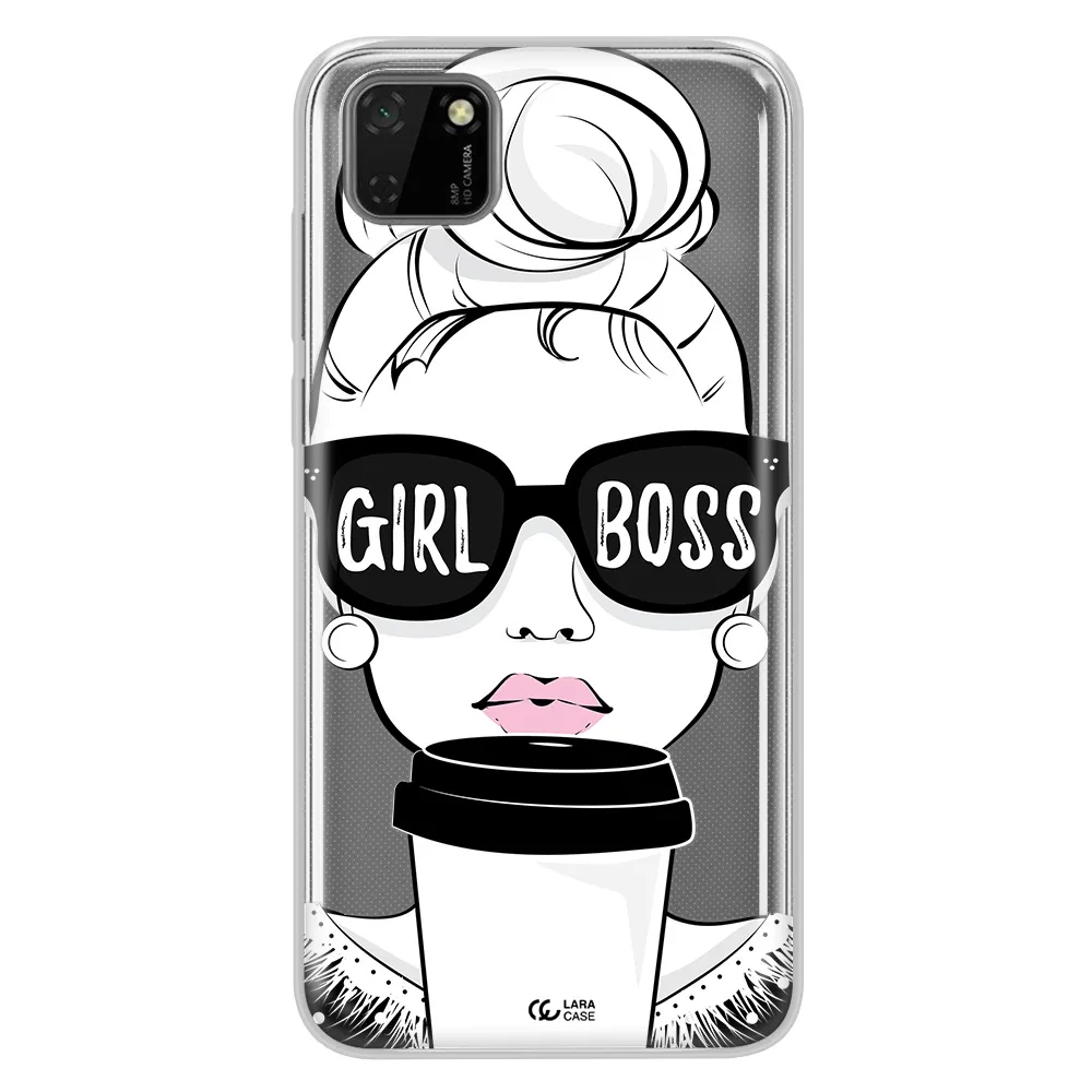 Girl Boss Huawei Y5P Clear TPU Case