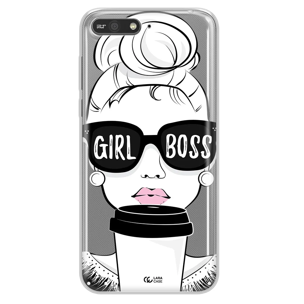 Girl Boss Huawei Y6 2018 Clear TPU Case