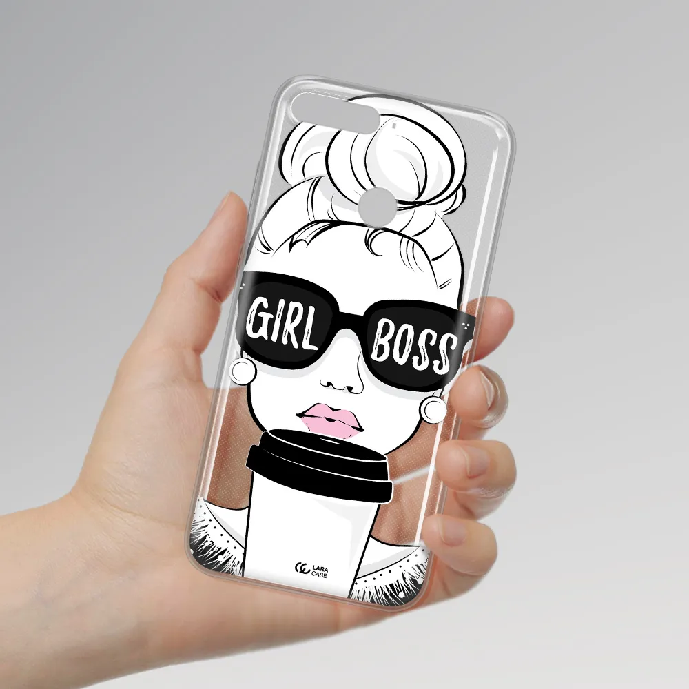 Girl Boss Huawei Y6 Prime 2018 Clear TPU Case