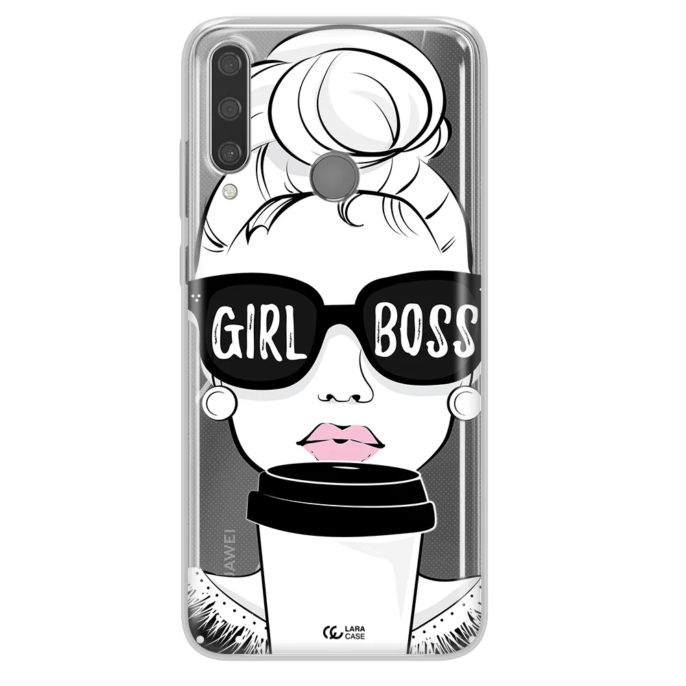 Girl Boss Huawei Y6P Clear TPU Case