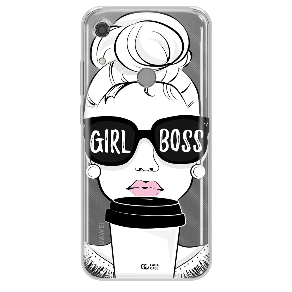 Girl Boss Huawei Y6S Clear TPU Case
