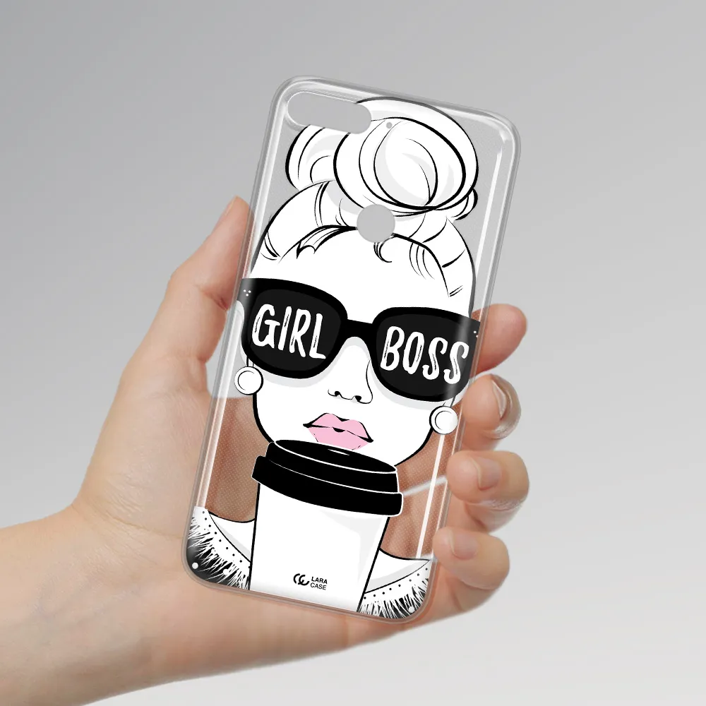 Girl Boss Huawei Y7 2018 Clear TPU Case