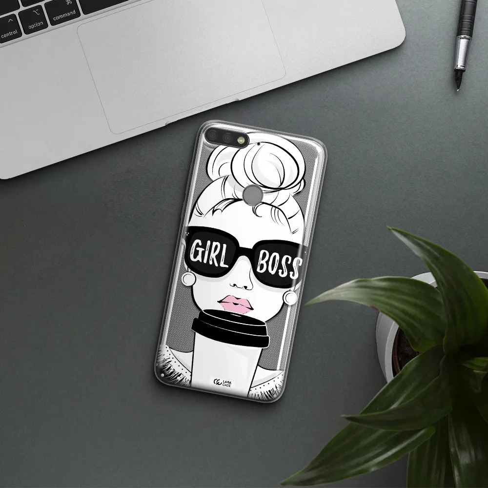 Girl Boss Huawei Y7 Prime 2018 Clear TPU Case