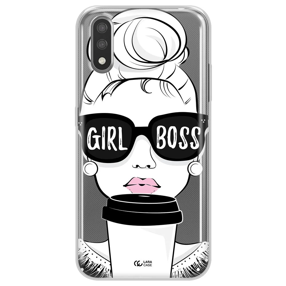 Girl Boss Samsung A01 Clear TPU Case