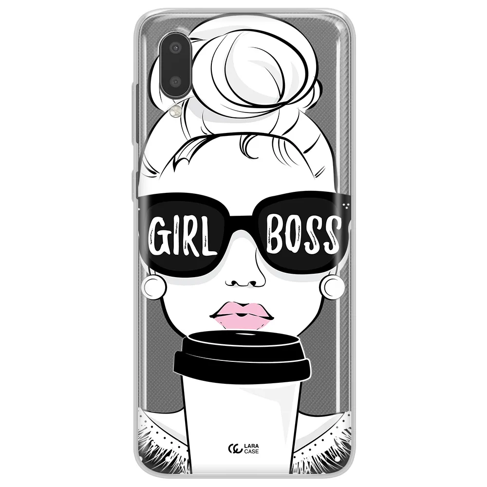 Girl Boss Samsung A02 Clear TPU Case