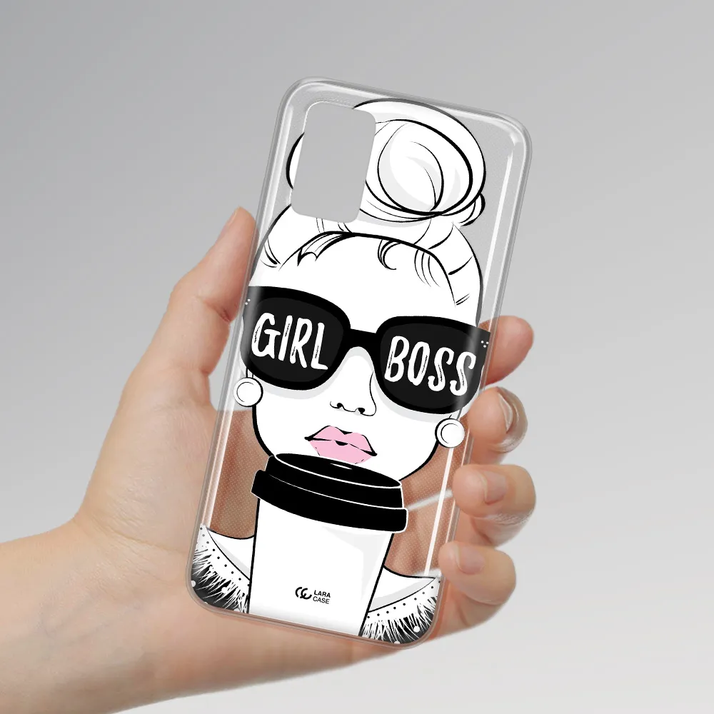 Girl Boss Samsung A03S Clear TPU Case