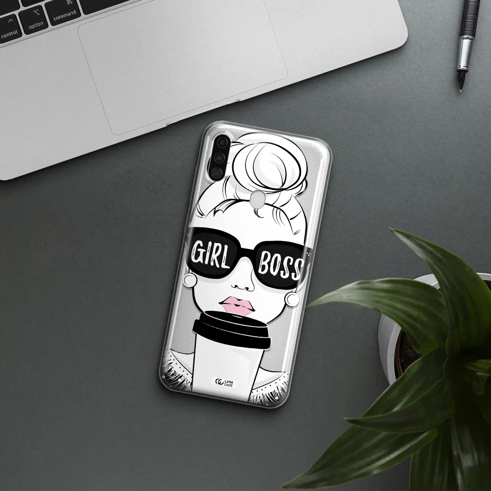 Girl Boss Samsung A11 Clear TPU Case