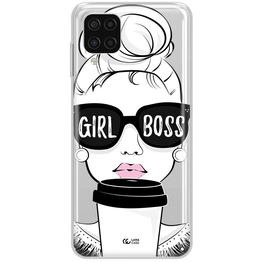 Girl Boss Samsung A12 4g Clear TPU Case