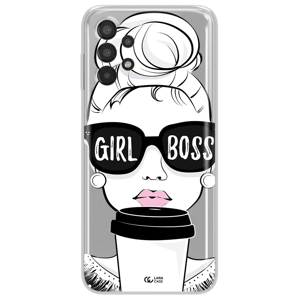 Girl Boss Samsung A13 Clear TPU Case