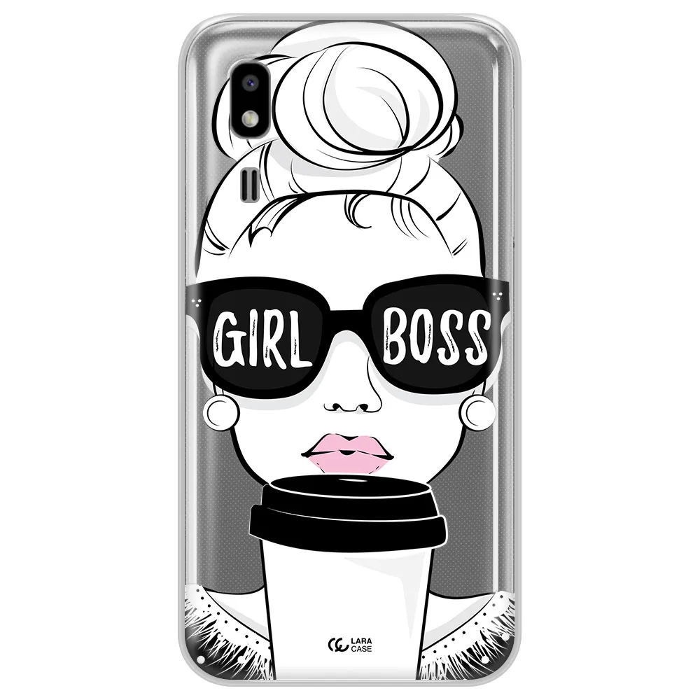 Girl Boss Samsung A2 Core Clear TPU Case