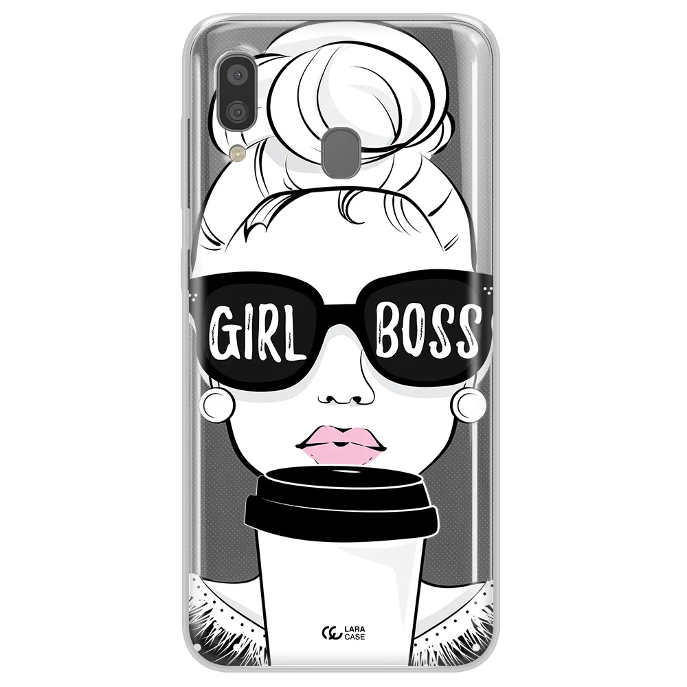 Girl Boss Samsung A20 Clear TPU Case