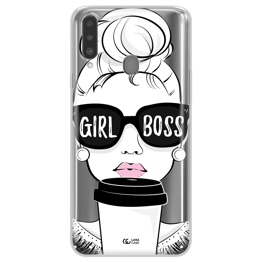Girl Boss Samsung A20S Clear TPU Case