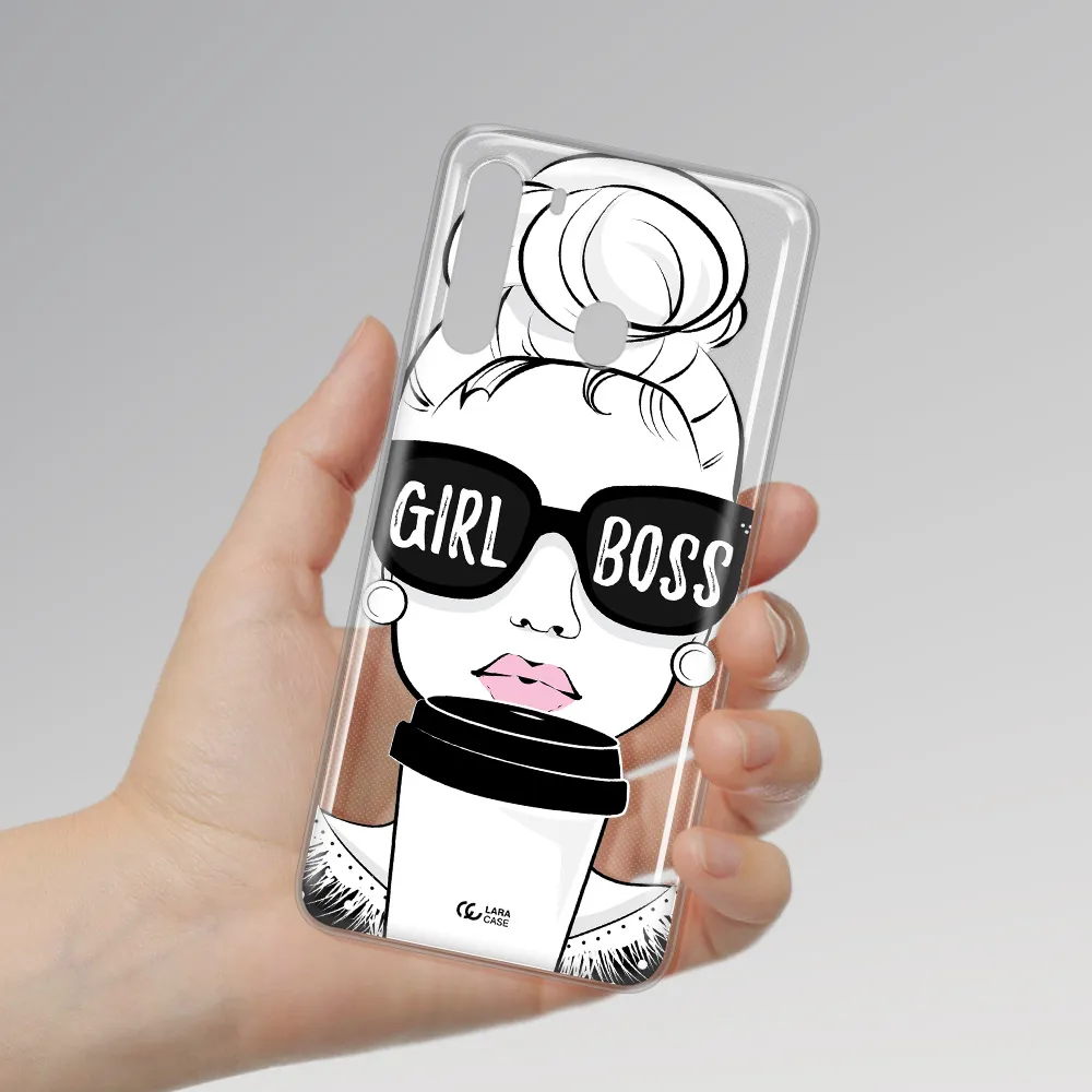 Girl Boss Samsung A21 Clear TPU Case