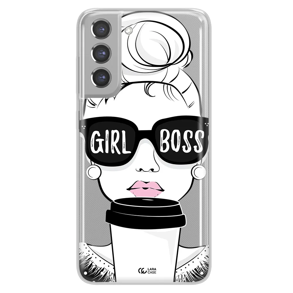 Girl Boss Samsung A21 Fe Clear TPU Case