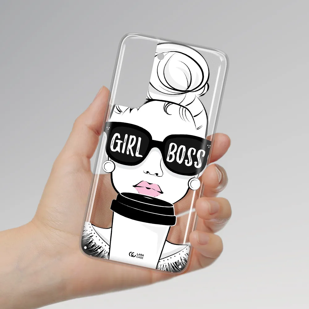 Girl Boss Samsung A21 Fe Clear TPU Case