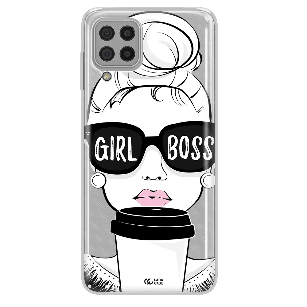 Girl Boss Samsung A22 4g Clear TPU Case