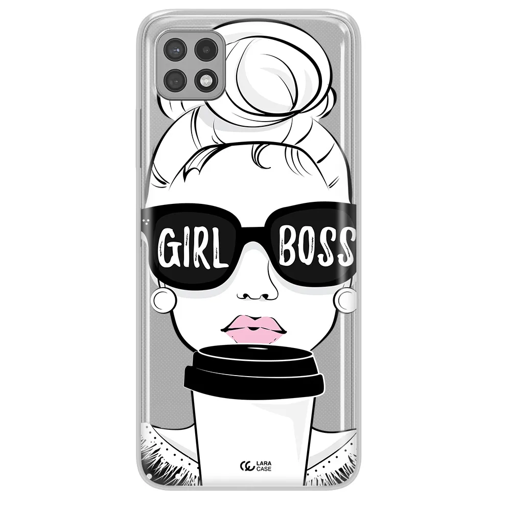 Girl Boss Samsung A22 5g Clear TPU Case