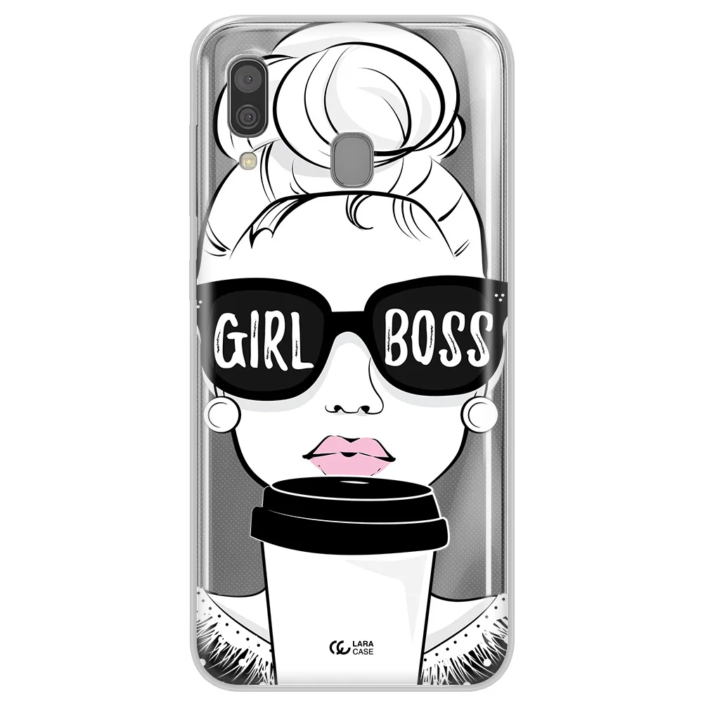 Girl Boss Samsung A30 Clear TPU Case