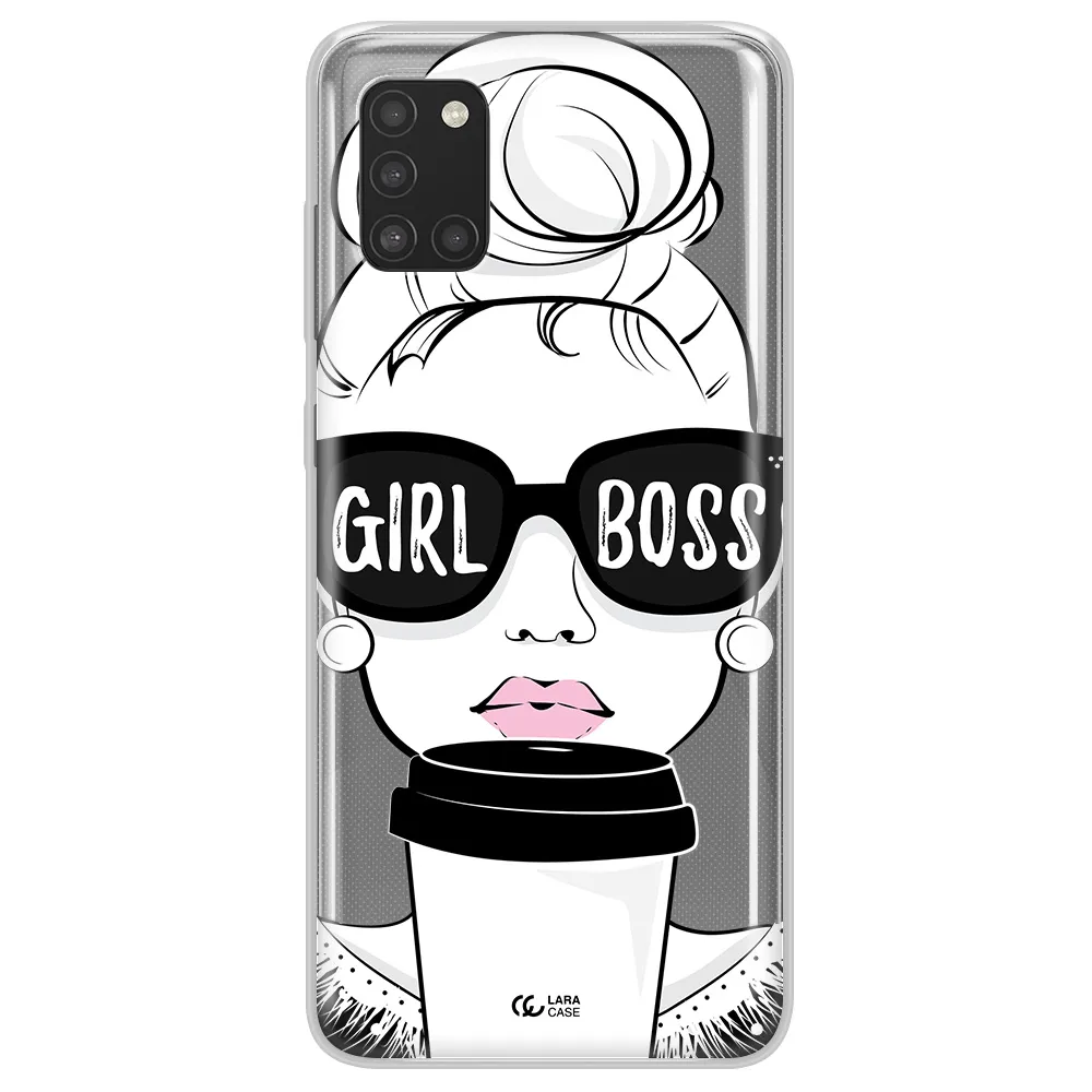 Girl Boss Samsung A31 Clear TPU Case