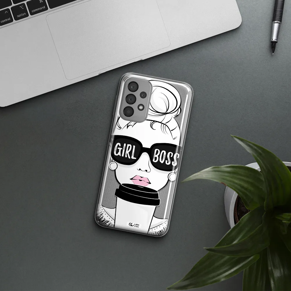 Girl Boss Samsung A33 Clear TPU Case