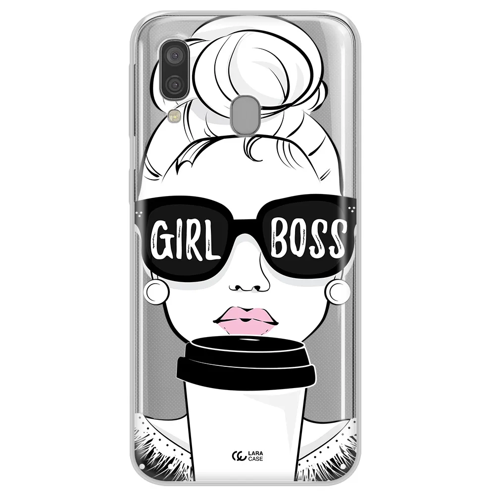 Girl Boss Samsung A40 Clear TPU Case