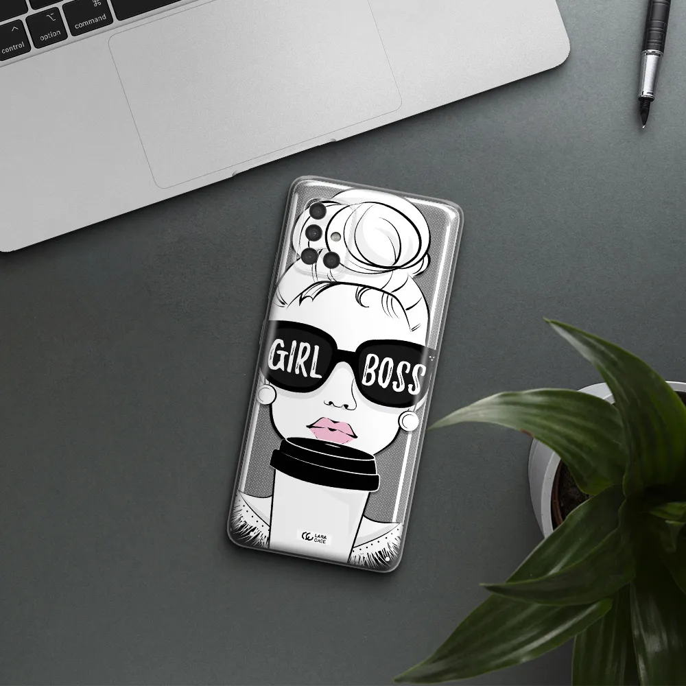 Girl Boss Samsung A40S Clear Tpu Case