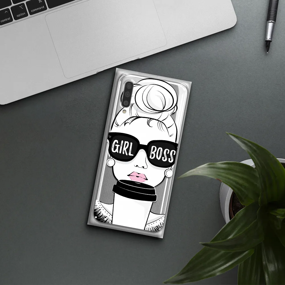 Girl Boss Samsung A50S Clear Tpu Case