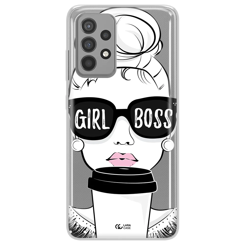Girl Boss Samsung A52 Clear TPU Case