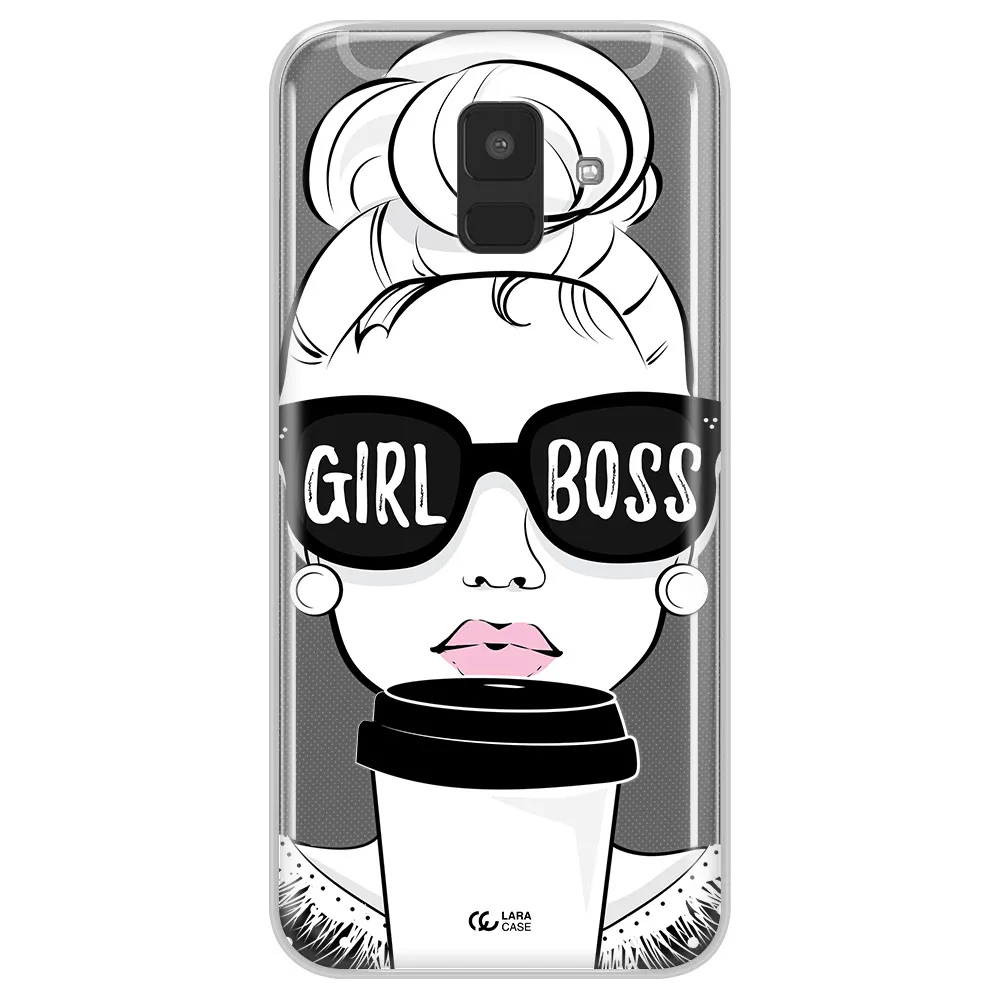 Girl Boss Samsung A6 Clear TPU Case