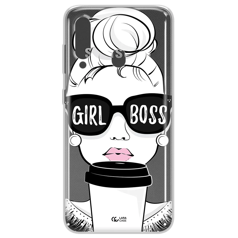 Girl Boss Samsung A60 Clear TPU Case