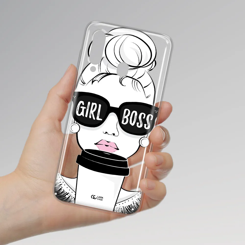 Girl Boss Samsung A60 Clear TPU Case