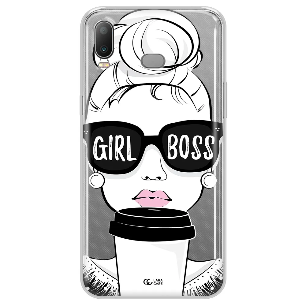 Girl Boss Samsung A6S Clear TPU Case