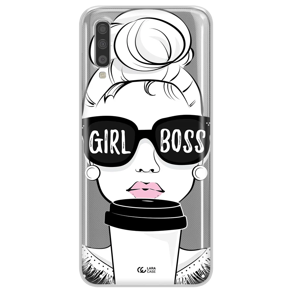 Girl Boss Samsung A70S Clear Tpu Case