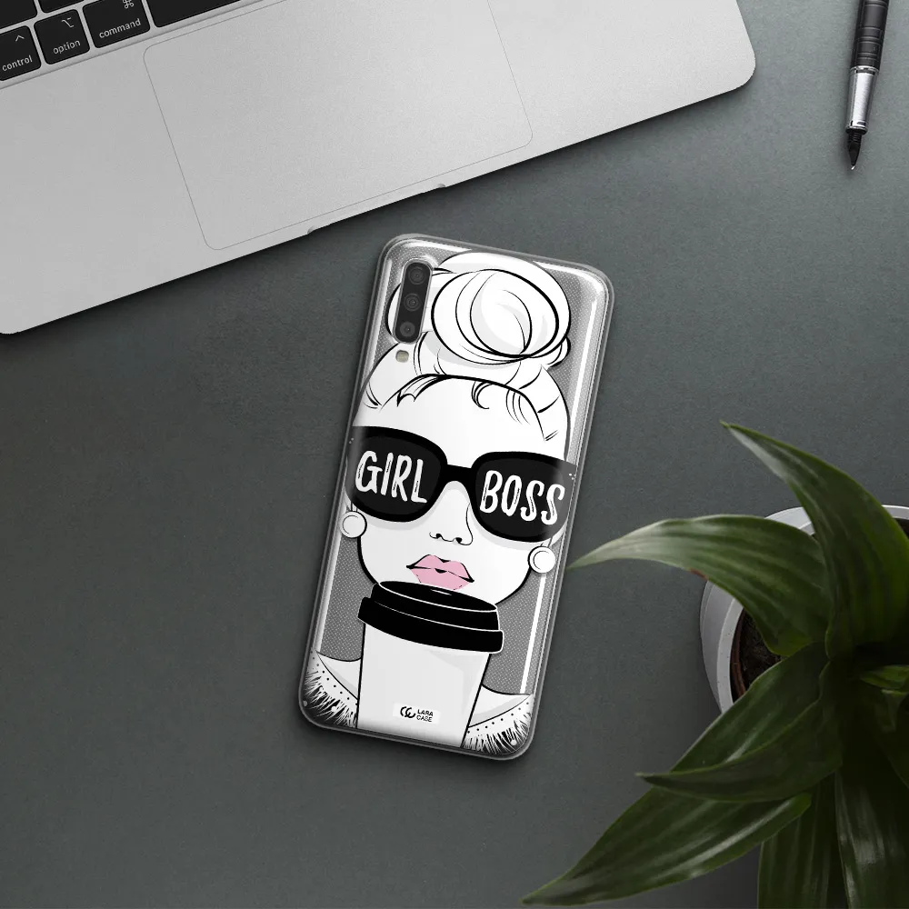 Girl Boss Samsung A70S Clear Tpu Case