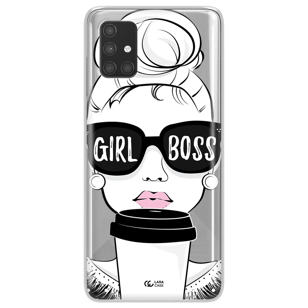 Girl Boss Samsung A71 Clear TPU Case