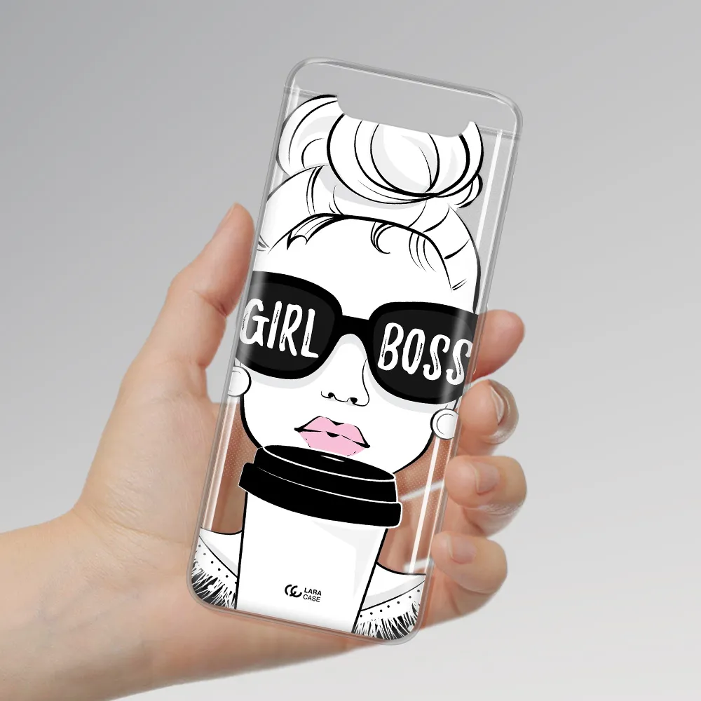 Girl Boss Samsung A80 Clear TPU Case