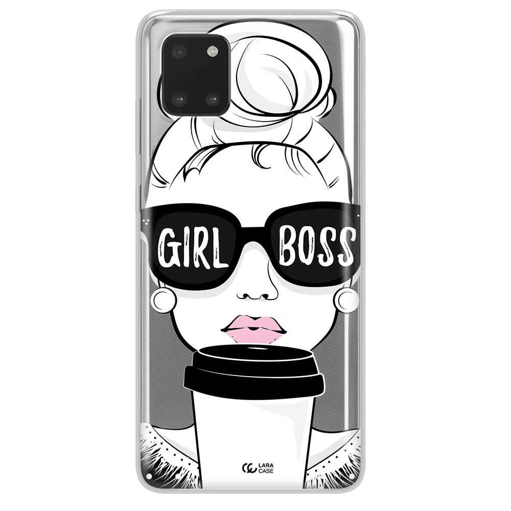 Girl Boss Samsung A81 Clear TPU Case