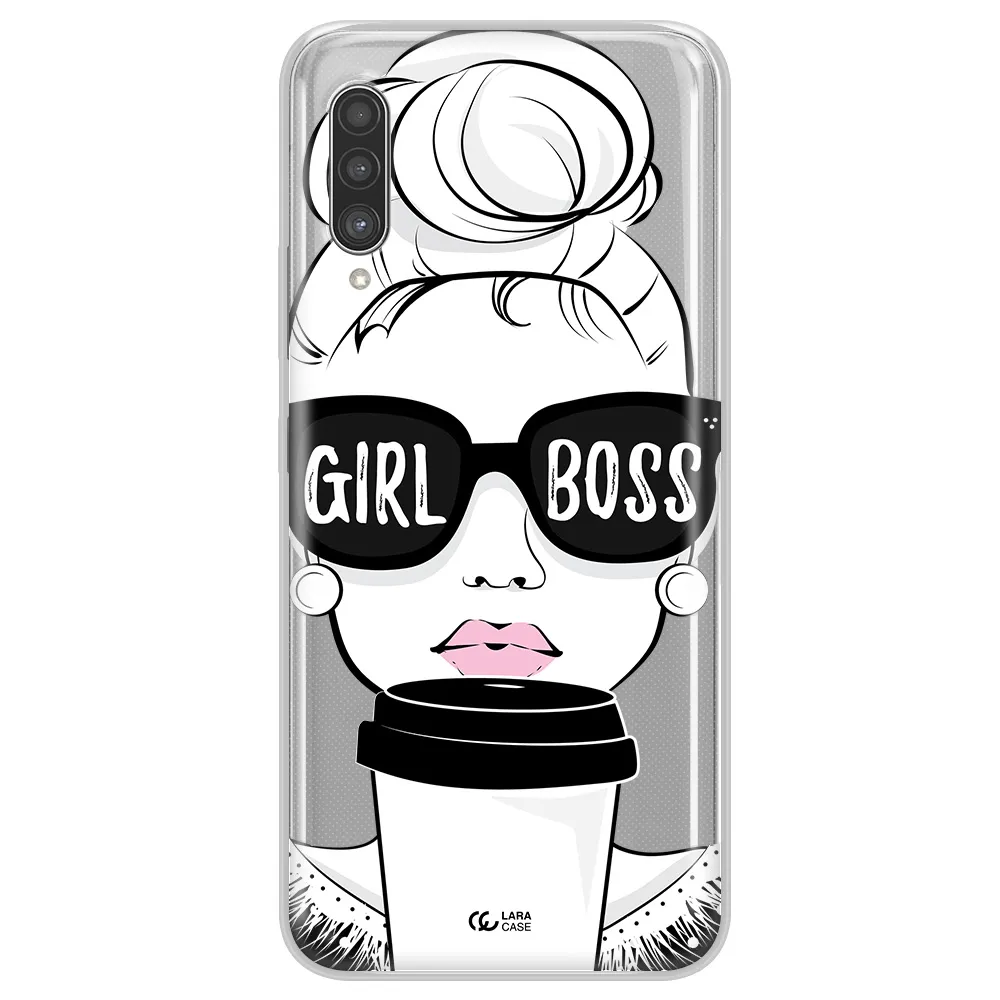 Girl Boss Samsung A90 Clear TPU Case