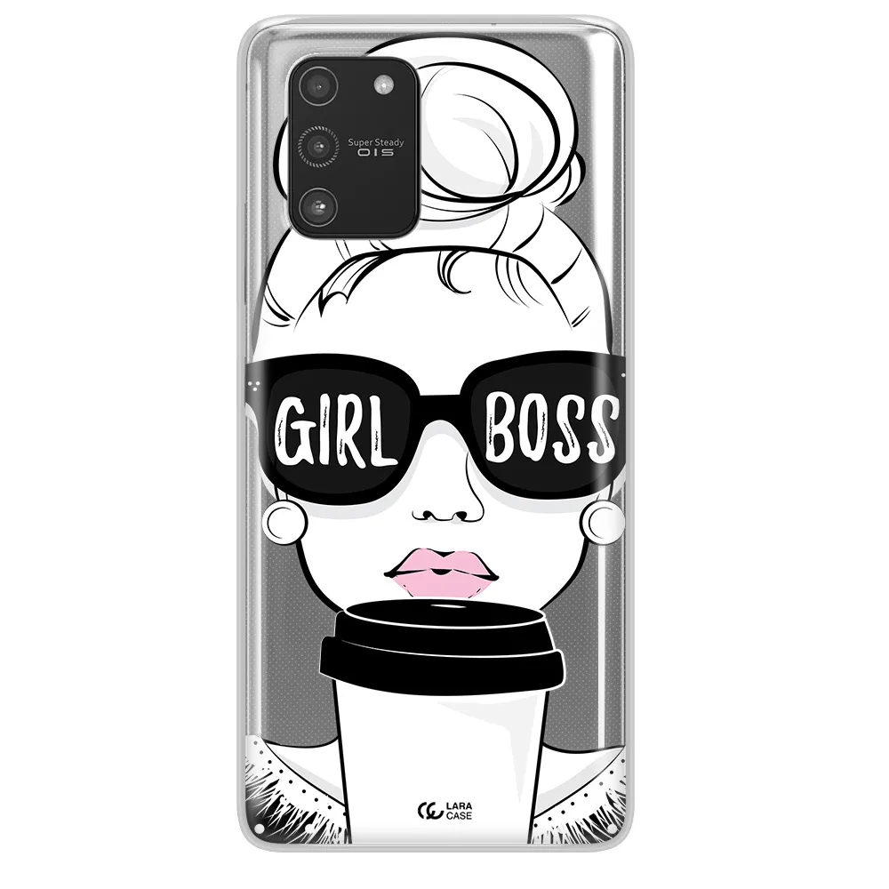 Girl Boss Samsung A91 Clear TPU Case